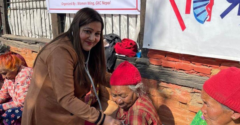 जिकेसी नेपालद्वारा आफ्नो दोश्रो स्थापना दिवसको अवसरमा निशूल्क स्वास्थ्य शिविर